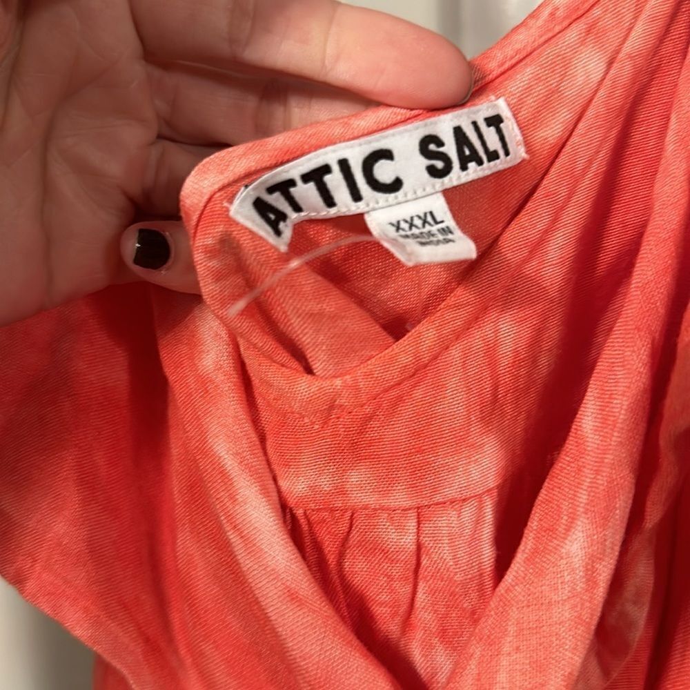 NWOT Attic Salt Dress Britney Knot Tie Dye - Picture 3 of 5